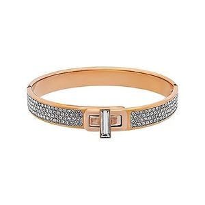 NWT Swarovski Rose Gold Gave Pavê Crystal Bangle Bracelet
